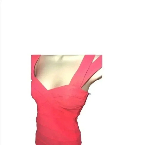 Beautiful Ribbed Minidress in Tangerine! - Picture 12 of 12